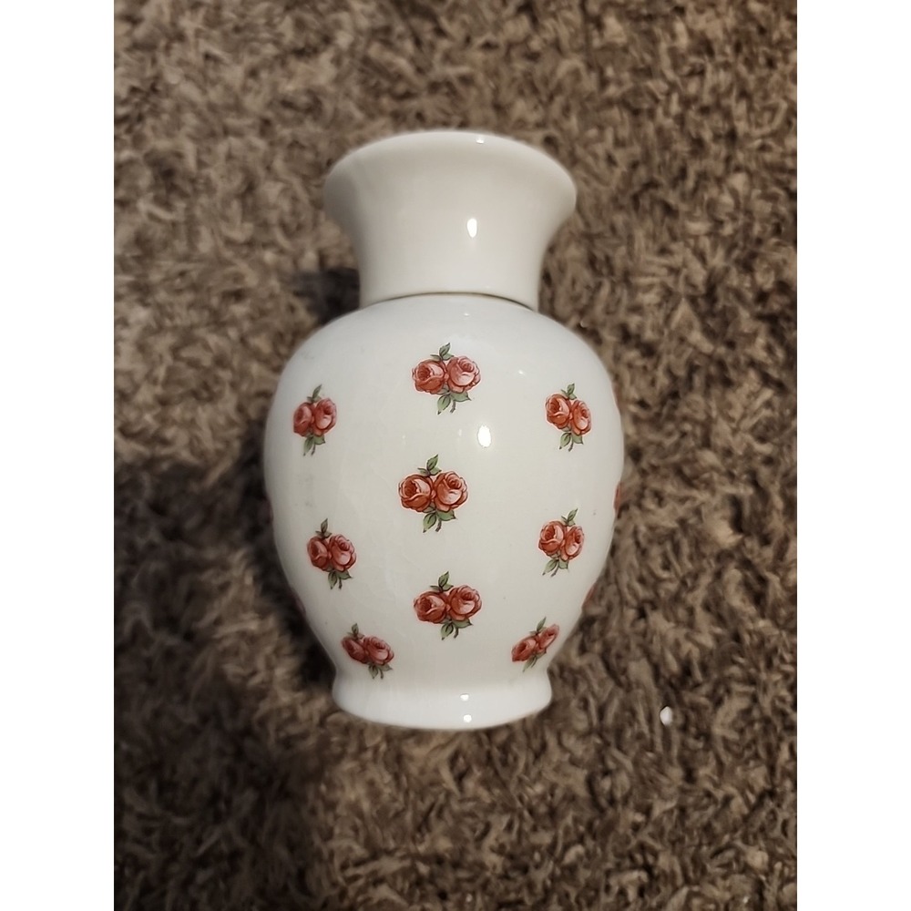Vintage THOMAS Bavaria Floral Vase 5" Tall